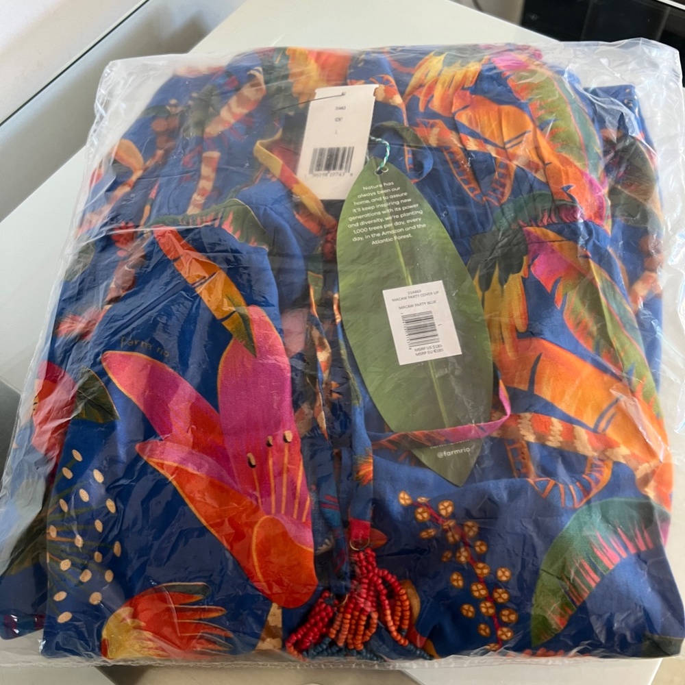 FARM RIO Macaw Party Cover Up Maxi Dress - Picture 6 of 13